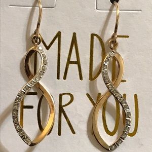 Rose Gold over Sterling Earrings